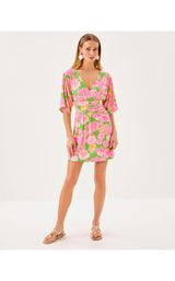 Parigi Knit Skort Romper - Seaside Garden