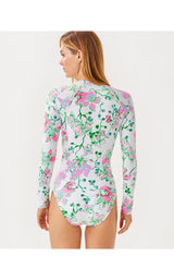 UPF50+ Randee Rashguard One Piece Swim - Orchids On The Avenue
