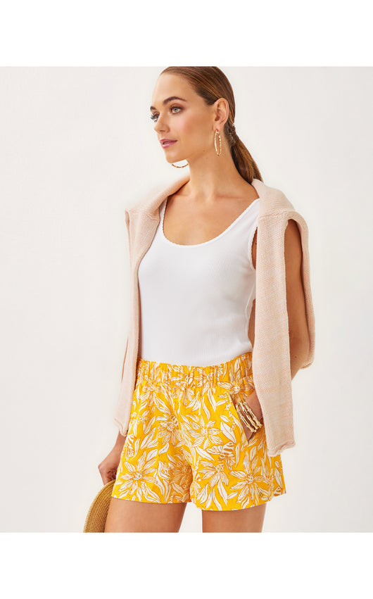 Lilo Linen Short - Honeycomb Hideaway