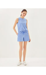 UPF50+ Lillabeth Short - Heathered Jacaranda Blue