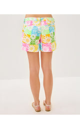 Callahan Stretch Shorts - Via Sunny Sunflowers