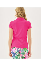 UPF50+ Frida Half Zip Polo - Parigi Pink