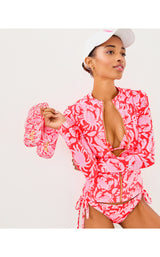 UPF50+ Royden Rashguard Top - Cane Coral