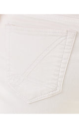 Aniston High Rise Straight Leg Pant - Resort White