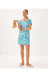 The Short Sleeved Lilly Shift - Plumes In Bloom