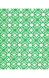 UPF50+ Callison Top - Fauna Green x Resort White Butterfly Pattern