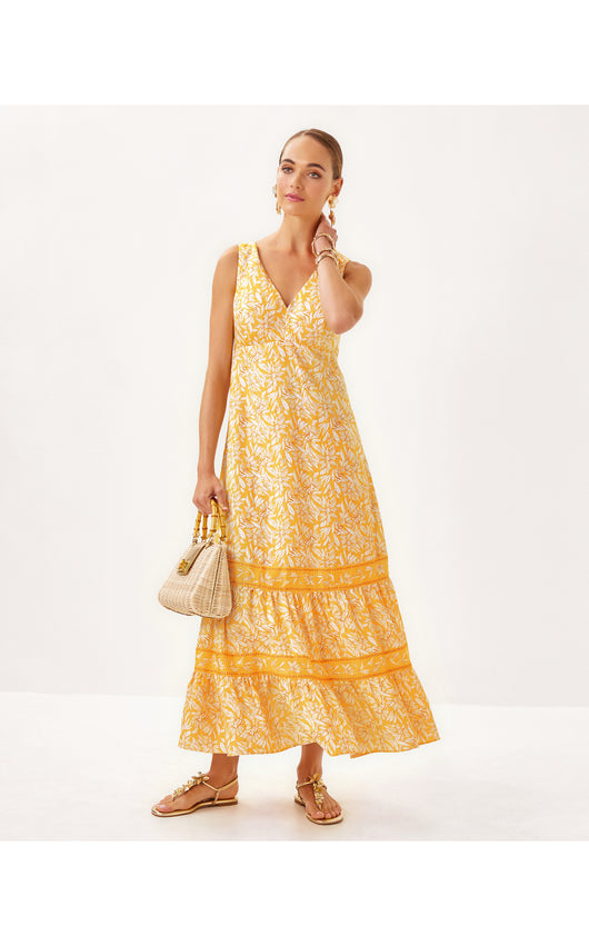 Avlyn Maxi Dress - Honeycomb Hideaway