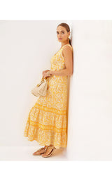 Avlyn Maxi Dress - Honeycomb Hideaway
