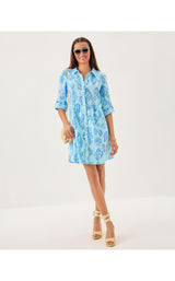Shaela Dress - Fresh Water Blue Cool As Shell