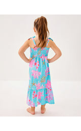 Mini Kailua Maxi Dress - Royal Coral
