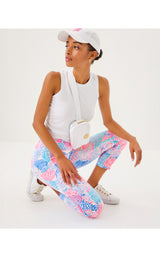 UPF50+ Weekender High Rise Crop - Roar Of The Seas