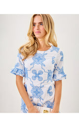 Fiesta Dress - Al Fresco Dot Embroidery