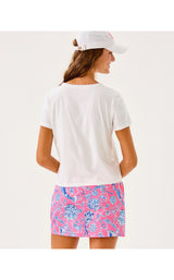 Clairmont Crochet Trimmed Knit Top - Resort White