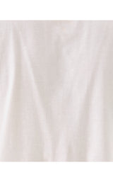 Clairmont Crochet Trimmed Knit Top - Resort White