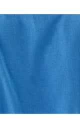 Clairmont Crochet Trimmed Knit Top - Sunwashed Blue