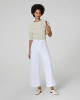SPANXshape™ EveryWear Cropped Wide Leg Jeans - White