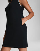 SPANX AirEssentials® Pique Polo Tank Dress - Very Black