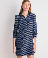Pippa Corduroy Dress - Avi Block Naut Navy