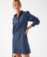 Pippa Corduroy Dress - Avi Block Naut Navy