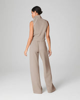 SPANX® AirEssentials Pique Sleeveless Mockneck Jumpsuit - Ashwood