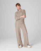 SPANX® AirEssentials Pique Straight Leg Pant - Ashwood