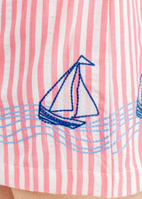 Pink Stripe Regatta Shift Dress