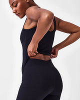 SPANXshape™ Booty Boost® Flare Jumpsuit - Very Black