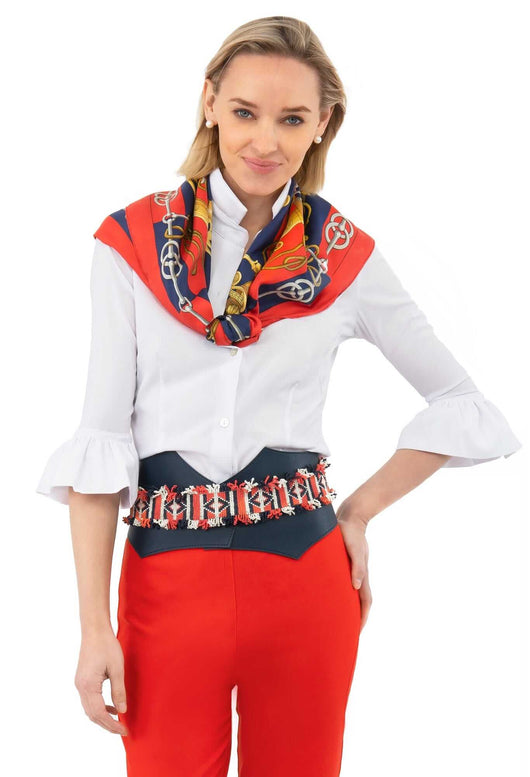 Priss Blouse - Chiffon - White