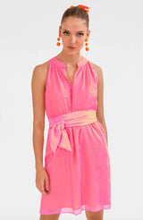 Sorbet Dress in Pink/Orange