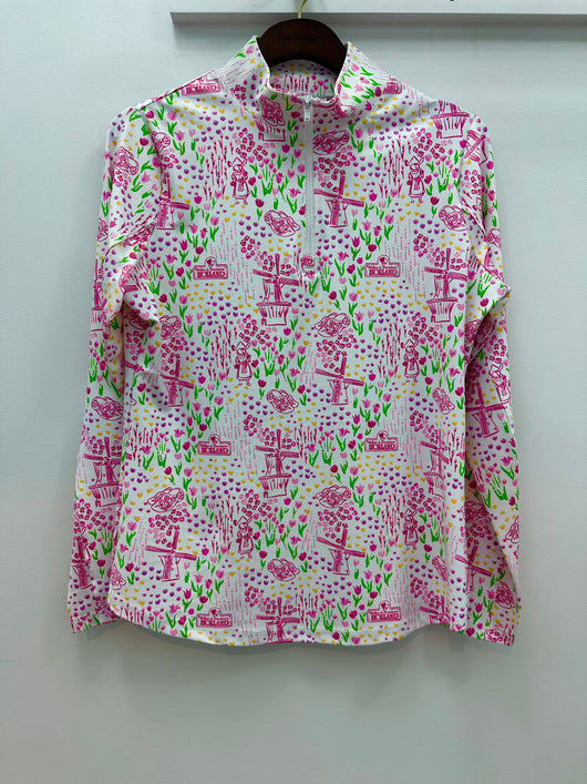 The Ava Quarter Zip - TipToe Through The Tulips