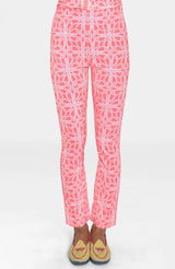 Gripeless Pull On Pants - Ring Toss in Melon