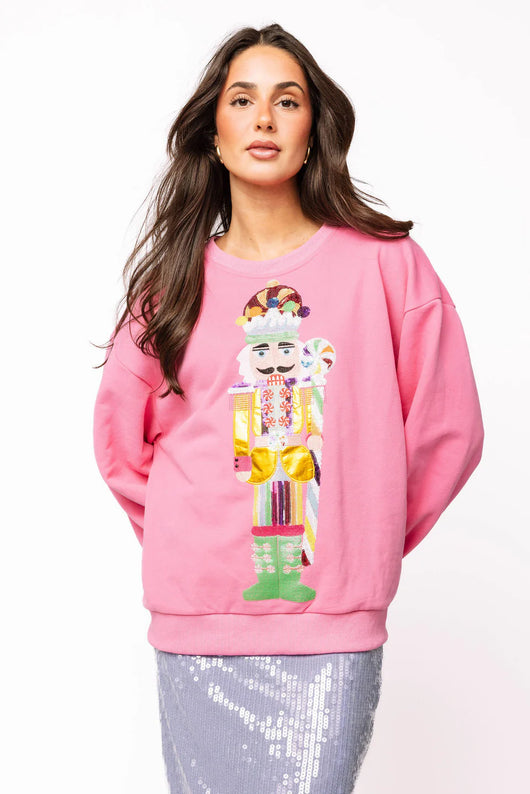 Pink Candyland Nutcracker Sweatshirt