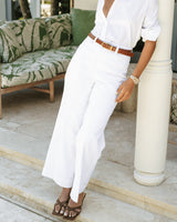 SPANXshape™ EveryWear Cropped Wide Leg Jeans - White