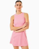 Smooth Sport Sleeveless Panama Active Dress - Guava Gingham