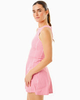 Smooth Sport Sleeveless Panama Active Dress - Guava Gingham