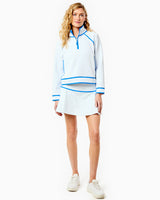 Smooth Sport 15.25in Volley Skort - Super White/Cerulean