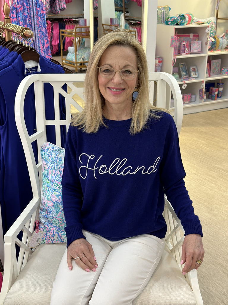 Holland Cashmere Sweater Postcards from Paradise