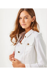 Seaspray Denim Jacket - Resort White