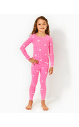 Girls Mini Sammy Pajama Set - Fluttering Hearts