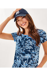 Etta Scoop-Neck Top - Low Tide Navy Tall Tales