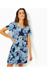 Cody Short Sleeve Dress - Low Tide Navy Bouquet All Day