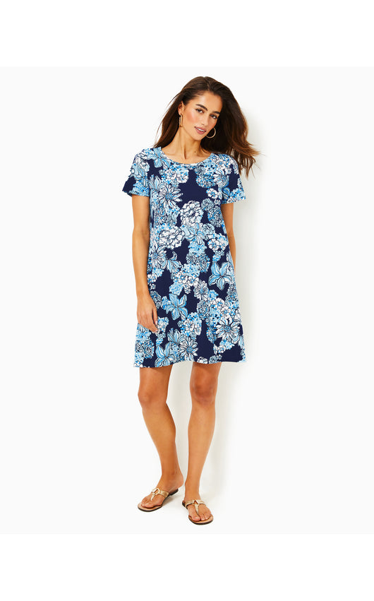 Cody Short Sleeve Dress - Low Tide Navy Bouquet All Day