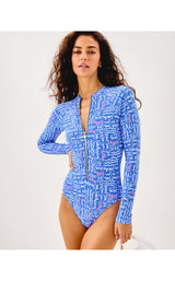 UPF50+ Randee Rashguard One Piece Swim - Seacrets