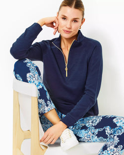 Luxletic Ashlee Half-Zip Pullover - Low Tide Navy