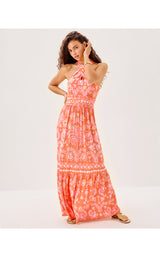 Montecito Halter Maxi Dress - Breezy Palm