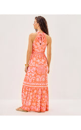 Montecito Halter Maxi Dress - Breezy Palm
