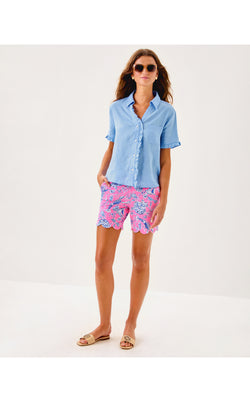 Reggie Knit Short - Rousseau Pink Barefoot Beachcombers