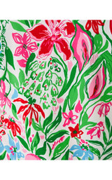 PJ Knit LS Button-Up Top - Multi Glowing Gardens