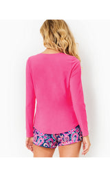 UPF50+ Westley Long Sleeve Active Tee - Passion Fruit Pink