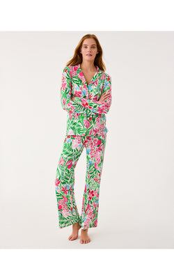 PJ Knit Pant - Multi Glowing Gardens